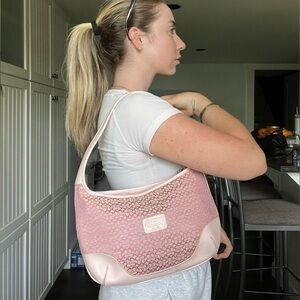 Pink Coach Handbag